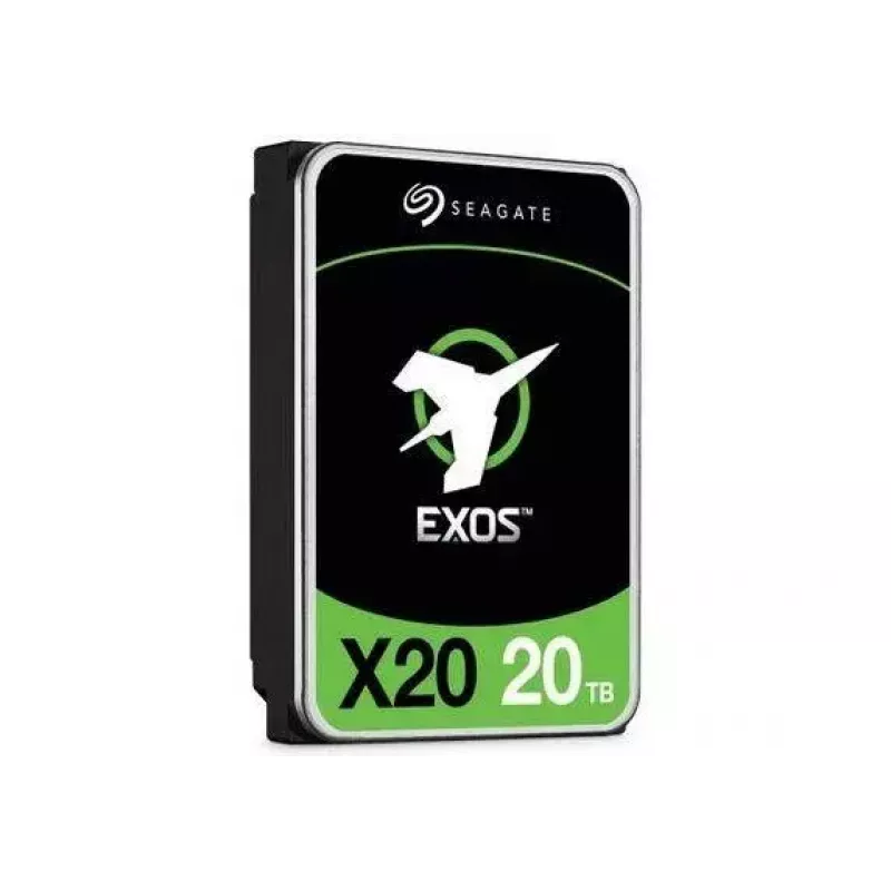 Disco rígido interno Seagate Enterprise Exos X20 20 TB 7200 RPM 3,5 polegadas Serial ATA III