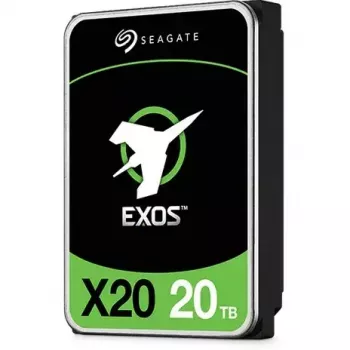 Disco rígido interno Seagate Enterprise Exos X20 20 TB 7200 RPM 3,5 polegadas Serial ATA III