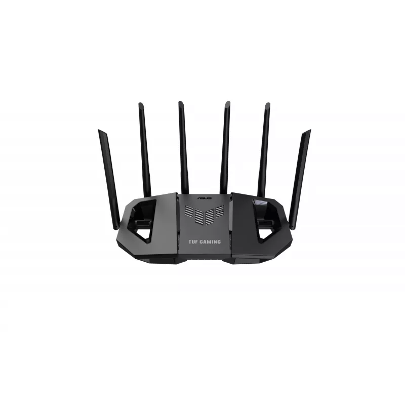 Router sem fios ASUS TUF Gaming BE6500 (TUF-BE6500) 2,5 Gigabit Ethernet Banda dupla (2,4 GHz / 5 GHz) Preto