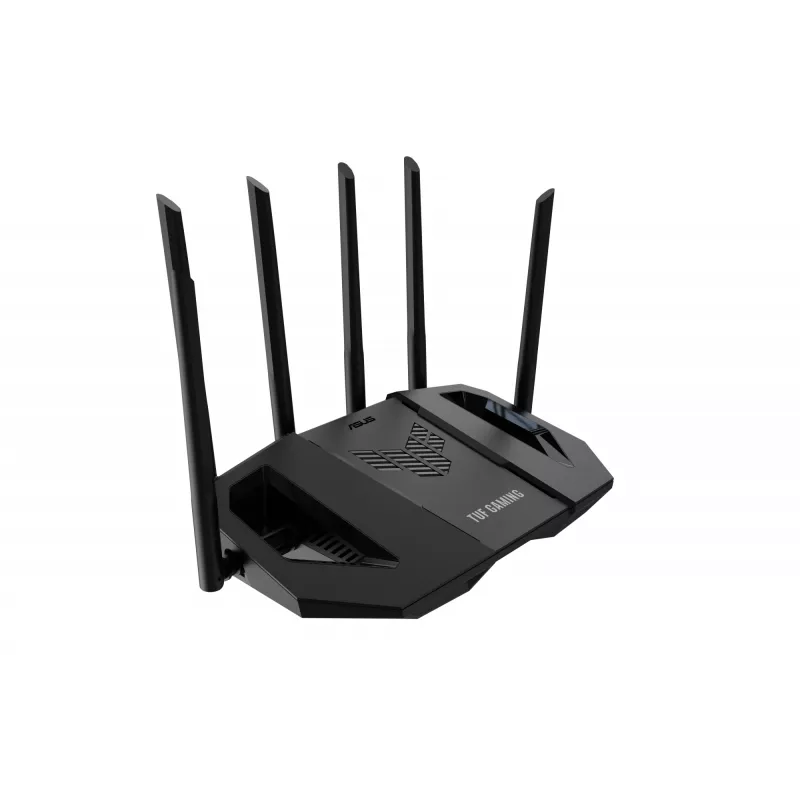 Router sem fios ASUS TUF Gaming BE6500 (TUF-BE6500) 2,5 Gigabit Ethernet Banda dupla (2,4 GHz / 5 GHz) Preto