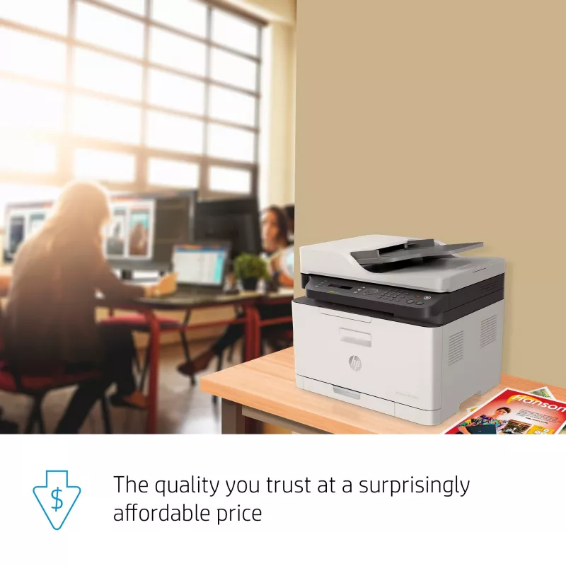 HP Color Laser MFP 179fnw, Laser, Impressão a cores, 600 x 600 DPI, A4, Impressão direta, Preto, Branco