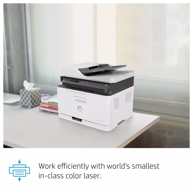 HP Color Laser MFP 179fnw, Laser, Impressão a cores, 600 x 600 DPI, A4, Impressão direta, Preto, Branco