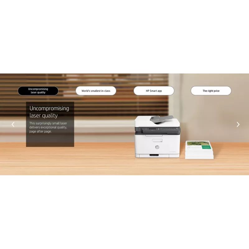 HP Color Laser MFP 179fnw, Laser, Impressão a cores, 600 x 600 DPI, A4, Impressão direta, Preto, Branco