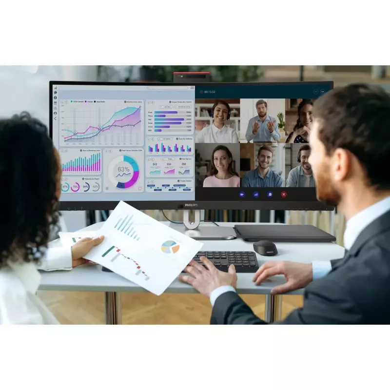 Monitor de computador Philips série 6000 34B2U6603CH/00 86,4 cm (34 polegadas) 3440 x 1440 píxeis Wide Quad HD LCD Cinzento