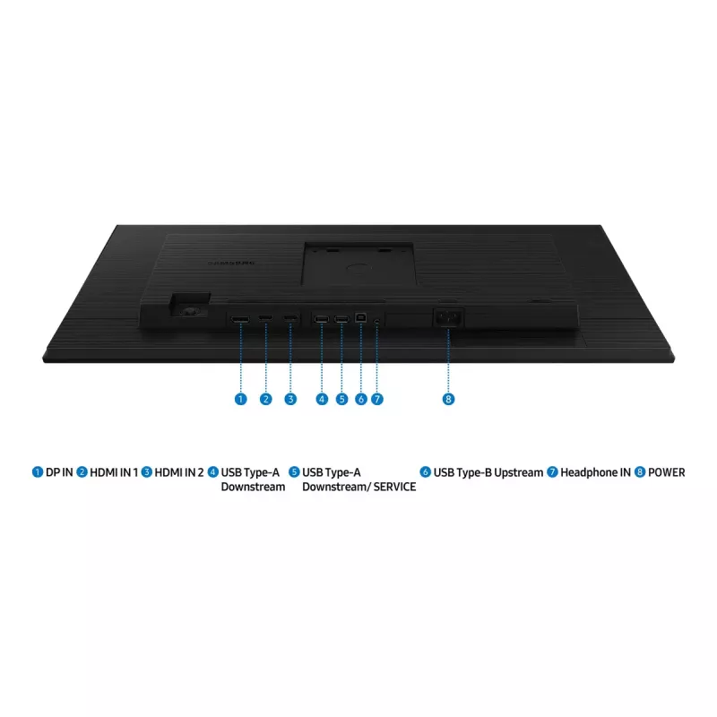 Monitor Samsung 27 polegadas S40GD LCD Full HD 1920x1080 IPS 5 ms 100 Hz VESA USB-Hub HDMI DisplayPort