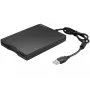 Sandberg unidade de disquete USB, unidade de disquete externa, USB 2.0, 360 rpm, 102 mm, 140 mm, 17 mm