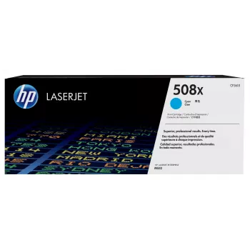 HP 508X alta capacidade ciano toner original LaserJet