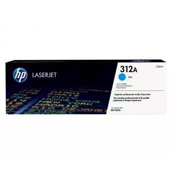 Toner HP 312A CF381A 2500 páginas ciano