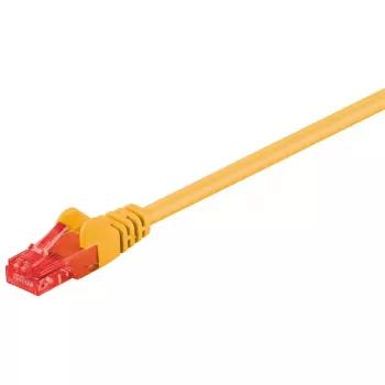 Cabo de rede Goobay CAT 6 U/UTP 0,5 m amarelo
