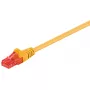 Cabo de rede Goobay CAT 6 U/UTP 0,5 m amarelo