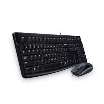 Conjunto de teclado e rato Logitech Desktop MK120