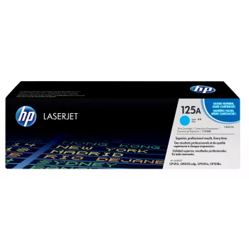 HP 125A ciano toner original LaserJet, 1400 páginas, ciano, 1 unid.
