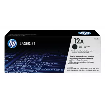 HP 12A preto toner original LaserJet