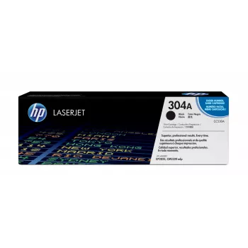 HP 304A preto toner original LaserJet, 3500 páginas, preto, 1 unid.