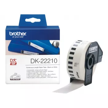 Fita de papel contínuo Brother DK22210