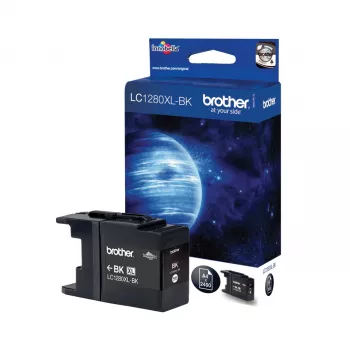 Tinteiro Brother LC1280XLBK 1 unid. Original Preto