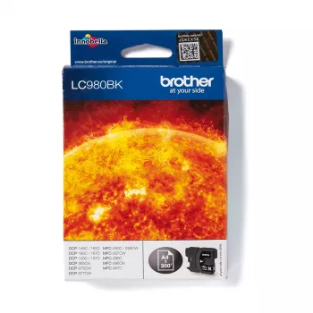 Tinteiro Brother LC980BK 1 unid. Original Preto