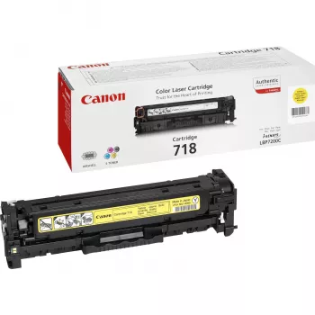 Toner Canon CRG-718 Y 1 unid. Original Amarelo