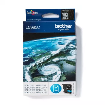 Tinteiro Brother LC985C 1 unid. Original Ciano