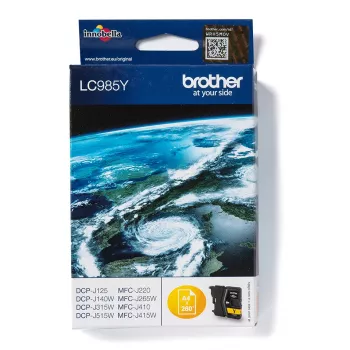 Tinteiro Brother LC985Y 1 unid. Original Amarelo