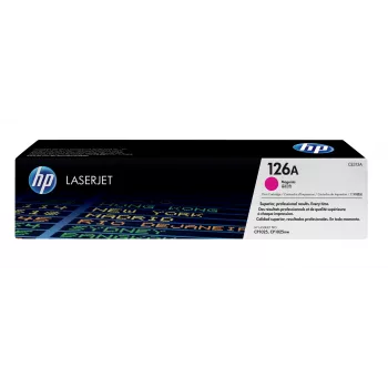 Toner Original HP 126A Magenta para LaserJet, 1000 páginas, Magenta, 1 unid.