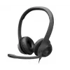 Headset LOGITECH - H390 - USB-A - Preto