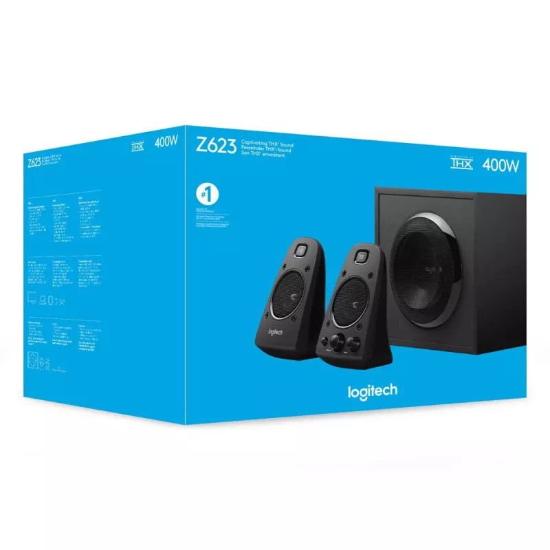 Altifalante Logitech SPEAKER 2.1 Z623/980-000403 200W