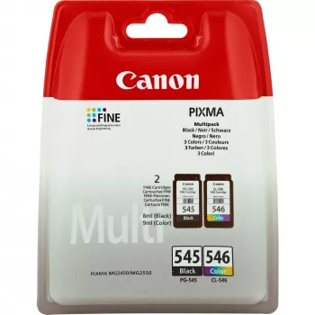 Tinteiro Canon PG-545/CL-546 BK/C/M/Y Multipack