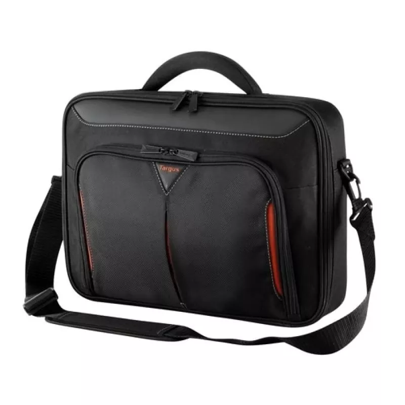 Targus Classic+ mala para portátil Clamshell de 14 polegadas, preta/vermelha CN414EU