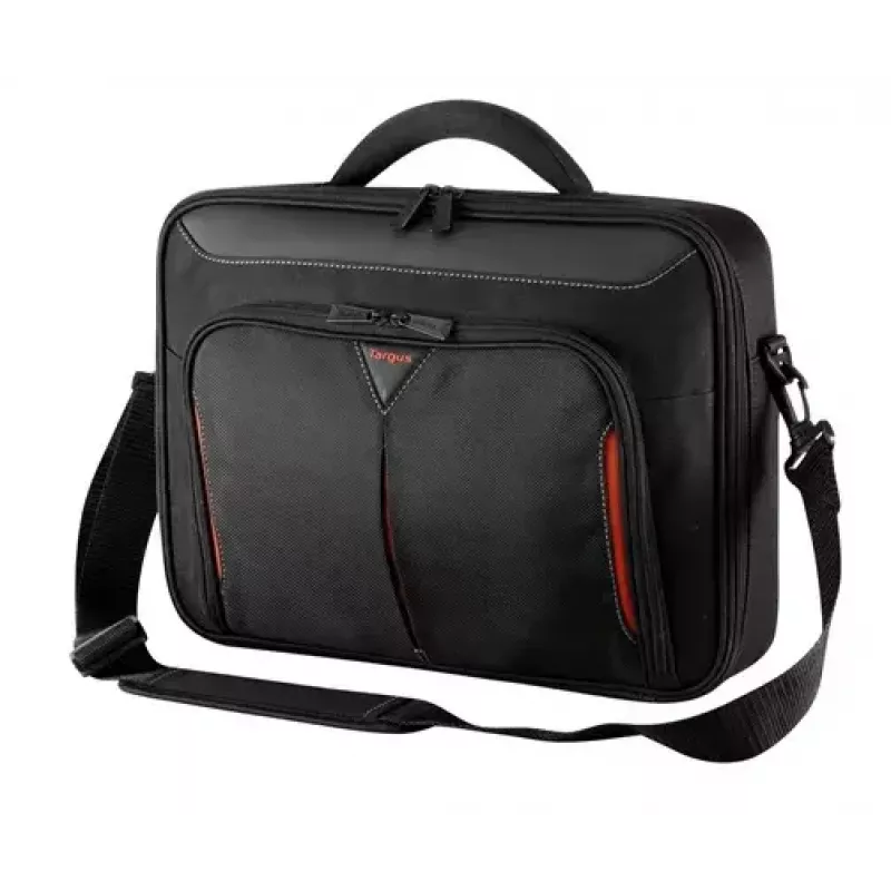 Targus Classic+ mala para portátil Clamshell de 18 polegadas, preta/vermelha CN418EU