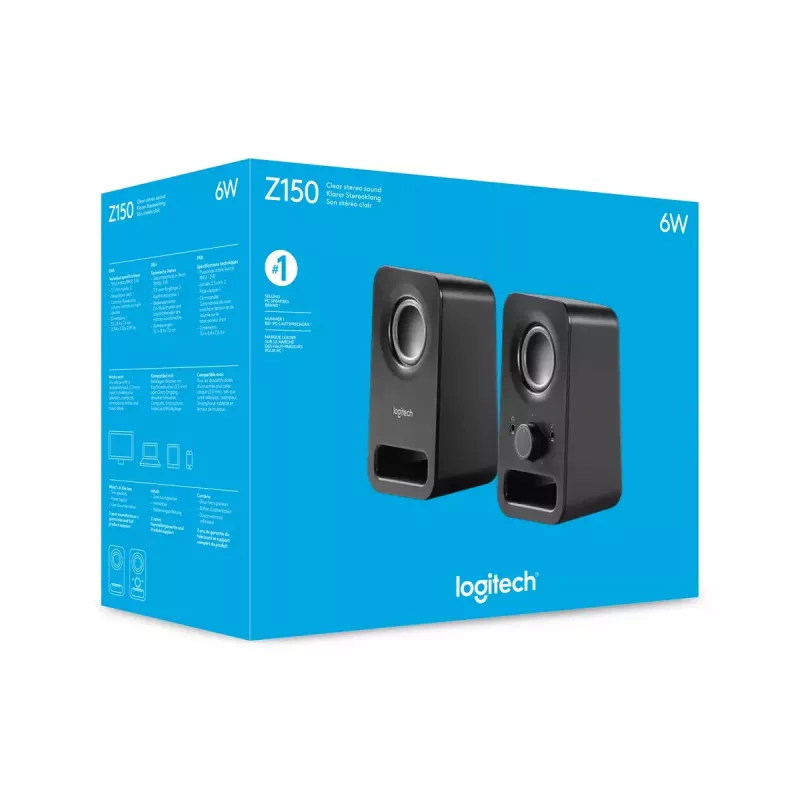 Altifalantes multimédia Logitech Z150, 5 W