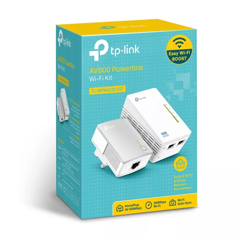 Kit inicial TP-Link Powerline 600 Extensor Wi-Fi