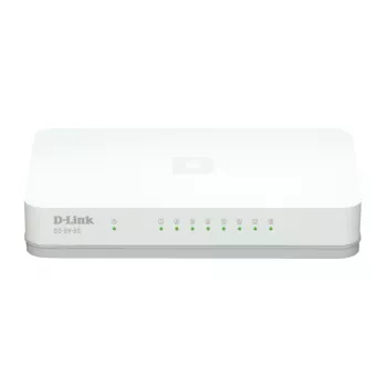Switch de rede D-Link GO-SW-8G/E Unmanaged Gigabit Ethernet (10/100/1000) Branco