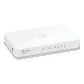 Switch de rede D-Link GO-SW-8G/E Unmanaged Gigabit Ethernet (10/100/1000) Branco