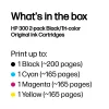 Tinteiros Originais HP 300 pack de 2 Preto/Tricolor, Preto, Ciano, Magenta, Amarelo, Tinta pigmentada, Tinta corante, 2 unid., 200 páginas, 165 páginas
