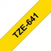 Fita de etiquetagem Brother TZe641 18mm Preto sobre Amarelo