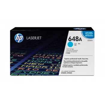 HP 648A CE261A cartucho de toner, 11.000 páginas, ciano