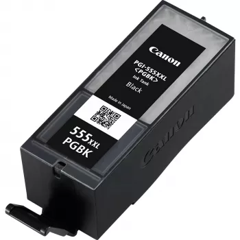 Tinteiro de pigmento Canon PGI-555PGBK XXL de alto rendimento preto