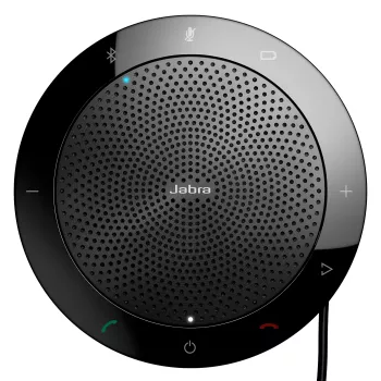 Jabra Speak 510 UC, universal, preto, 100 m, CE, FCC, RoHS, REACH, omnidirecional, USB/Bluetooth