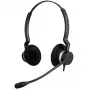 Jabra BIZ 2300 Duo, USB, MS, com fios, escritório/call center, 150 - 4500 Hz, 68 g, headset, preto