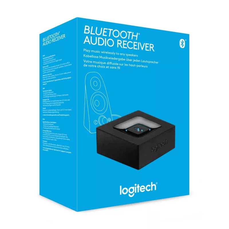 Logitech 980-000912 recetor de áudio Bluetooth, preto