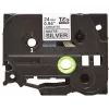 Fita de rotulagem Brother TZE-M951 preto sobre prateado