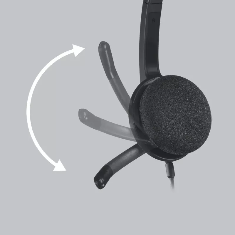LOGITECH H340 - USB - Headset - preto