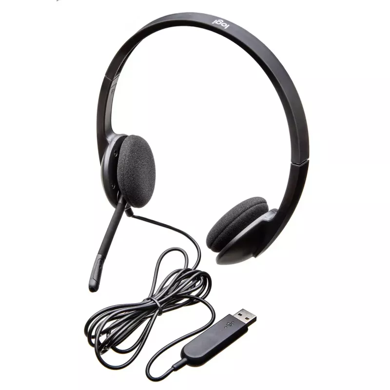 LOGITECH H340 - USB - Headset - preto