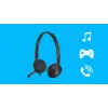 LOGITECH H340 - USB - Headset - preto