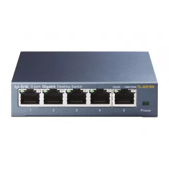 Switch não gerido TP-Link TL-SG105 5 portas 10/100/1000Mbps