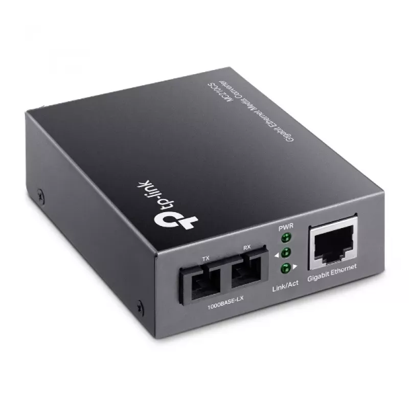 Conversor de media TP-Link MC210CS, Gigabit, 1000 Mbit/s, ficha SC