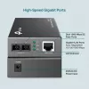 Conversor de media TP-Link MC210CS, Gigabit, 1000 Mbit/s, ficha SC