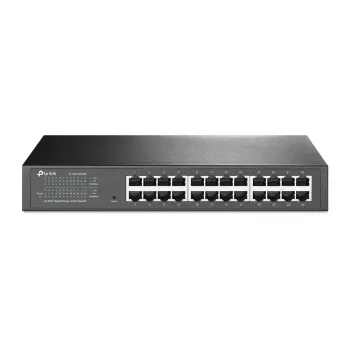 Switch TP-Link 24 portas Gigabit Easy Smart, gerido, L2, Gigabit Ethernet (10/100/1000), montagem em rack, 1U