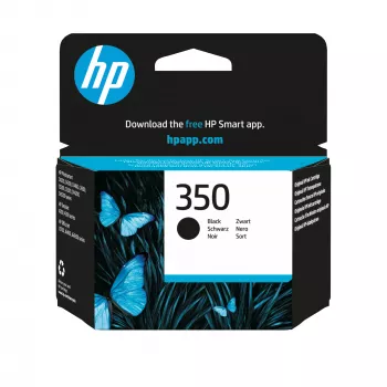 HP 350 tinte original preto